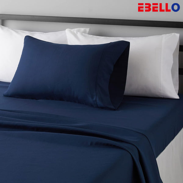 EBELLO Soft sheets, queen bed, comfortable skin, easy to clean, superior color