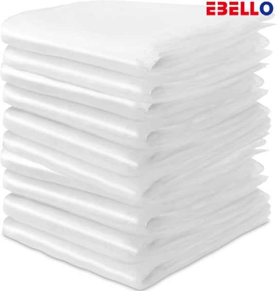 EBELLO Disposable plastic bags, furniture covers made of plastic materials, transparent dustproof furniture covers, sofa covers