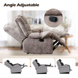 EBELLO Reclining Sofa Furniture Set, Loveseat Recliner Sofa and 3PC Bonded Manual Recliner Set for Living Room, Light Brown(Loveseat+Sofa)