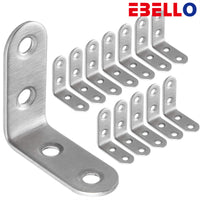EBELLO Stainless steel 90-degree Angle L-bracket to build the frame, as the Angle connection, fixed furniture products
