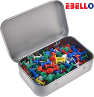 EBELLO Industrial packaging containers of metal, Mini portable box containers for small storage kits and home organizers